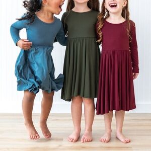 Kyte Baby Green Twirl Dress Bamboo 18-24m